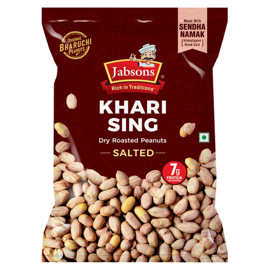 Jabsons Peanuts -Bharuchi Salted Roasted 400 gms