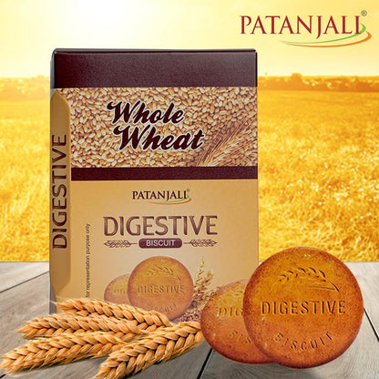 Patanjali Whole Wheat Digestive Biscuits (Pack Of 3-250g)