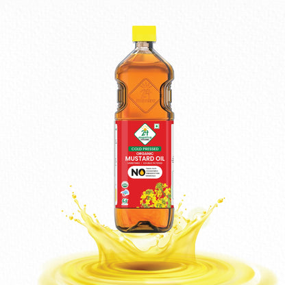 24 Mantra Organic Mustard Oil 1 Litre