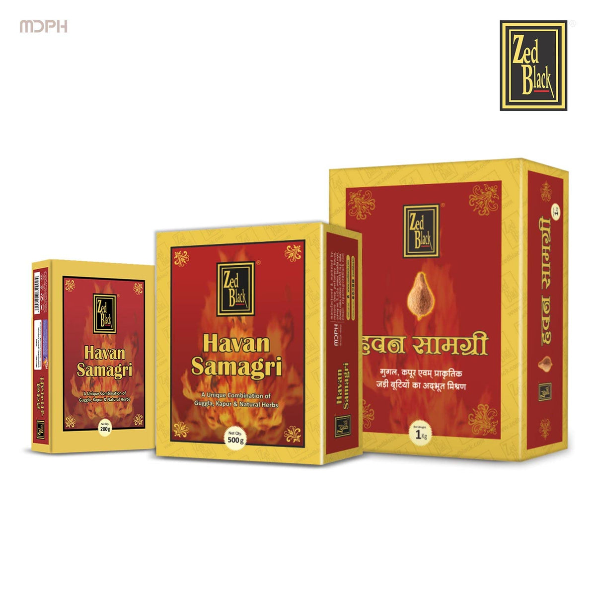 Zed Black Hawan Samagri. - Hindu Puja Items