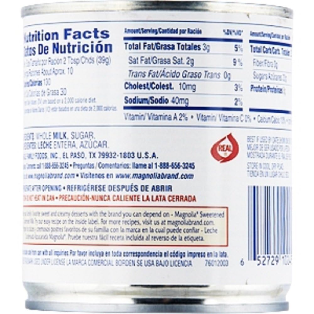 Borden, Magnolia, Sweetened Condensed Milk, 14oz Can (Pack of 6)