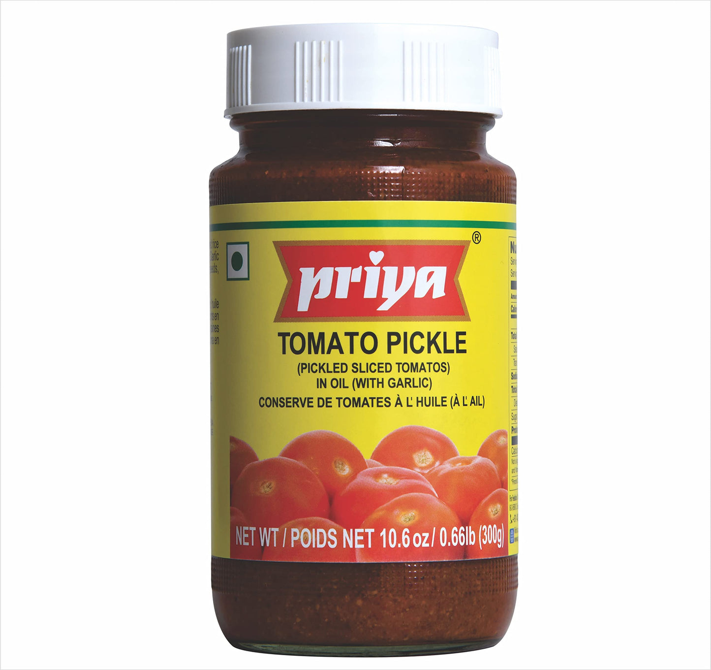 Priya Pickle Twin Pack -Tomato w/ Garlic (2 x 300 gm)
