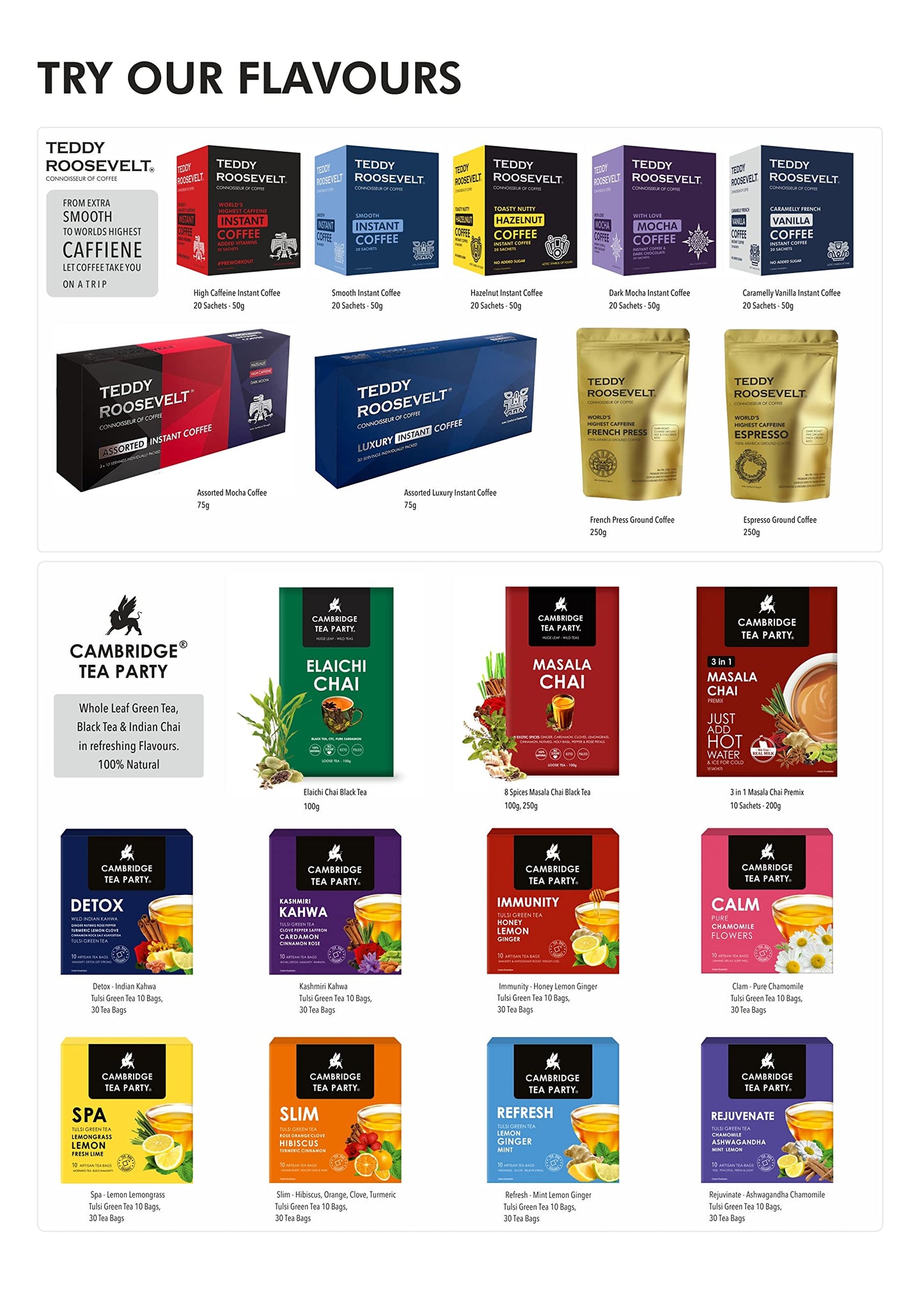 Colombian Brew Blueberry Chocolate Mocha Caf Latte, Instant Coffee Powder Pre-Mix (3 in 1) 1kg