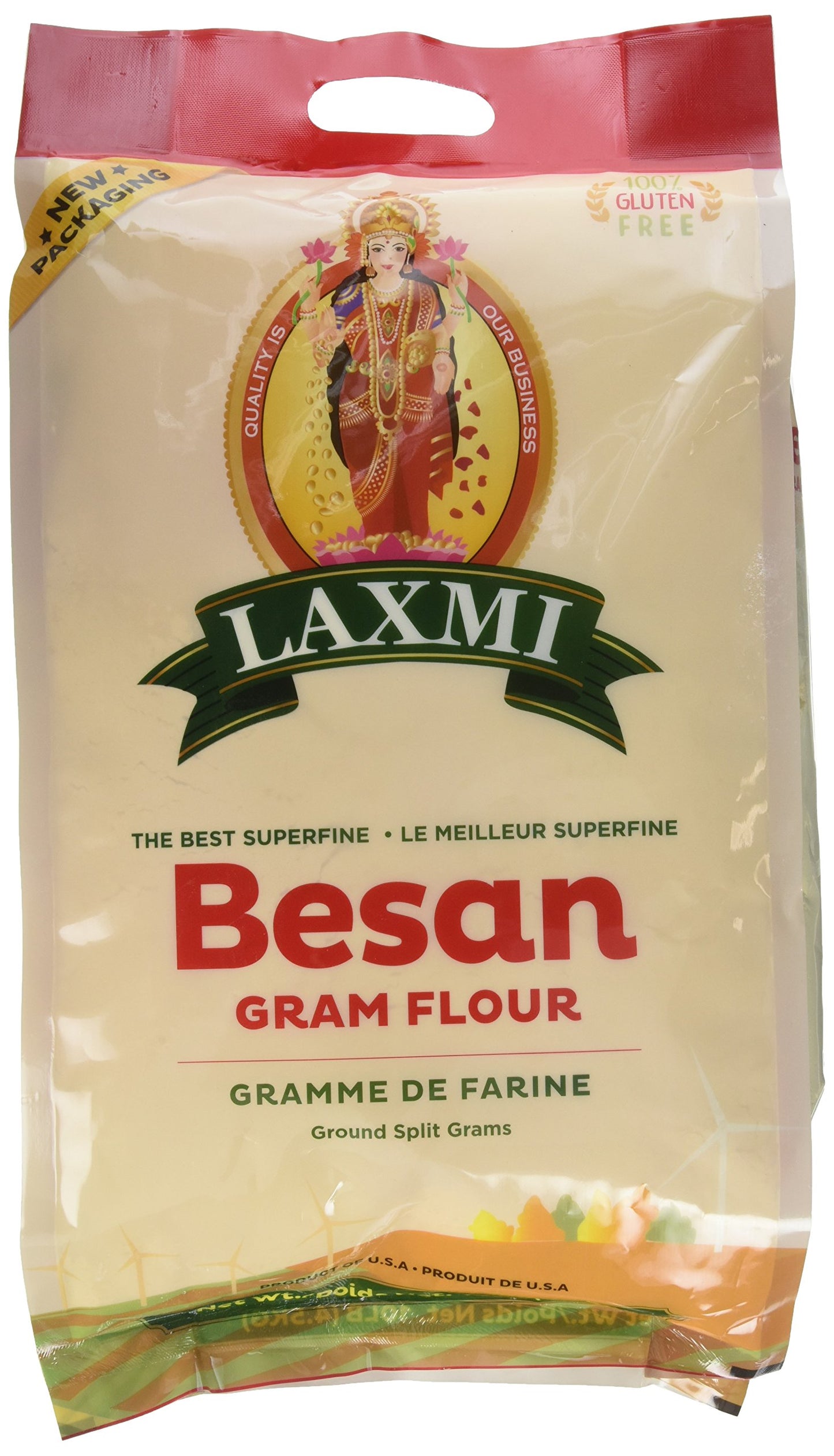 Laxmi Superfine Besan Gram Flour 10 lbs