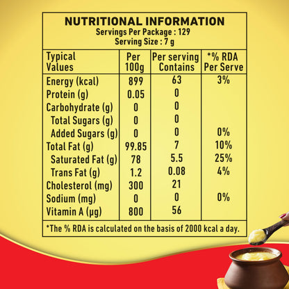 Gits, Pure Ghee, 1 Liter(ltr)