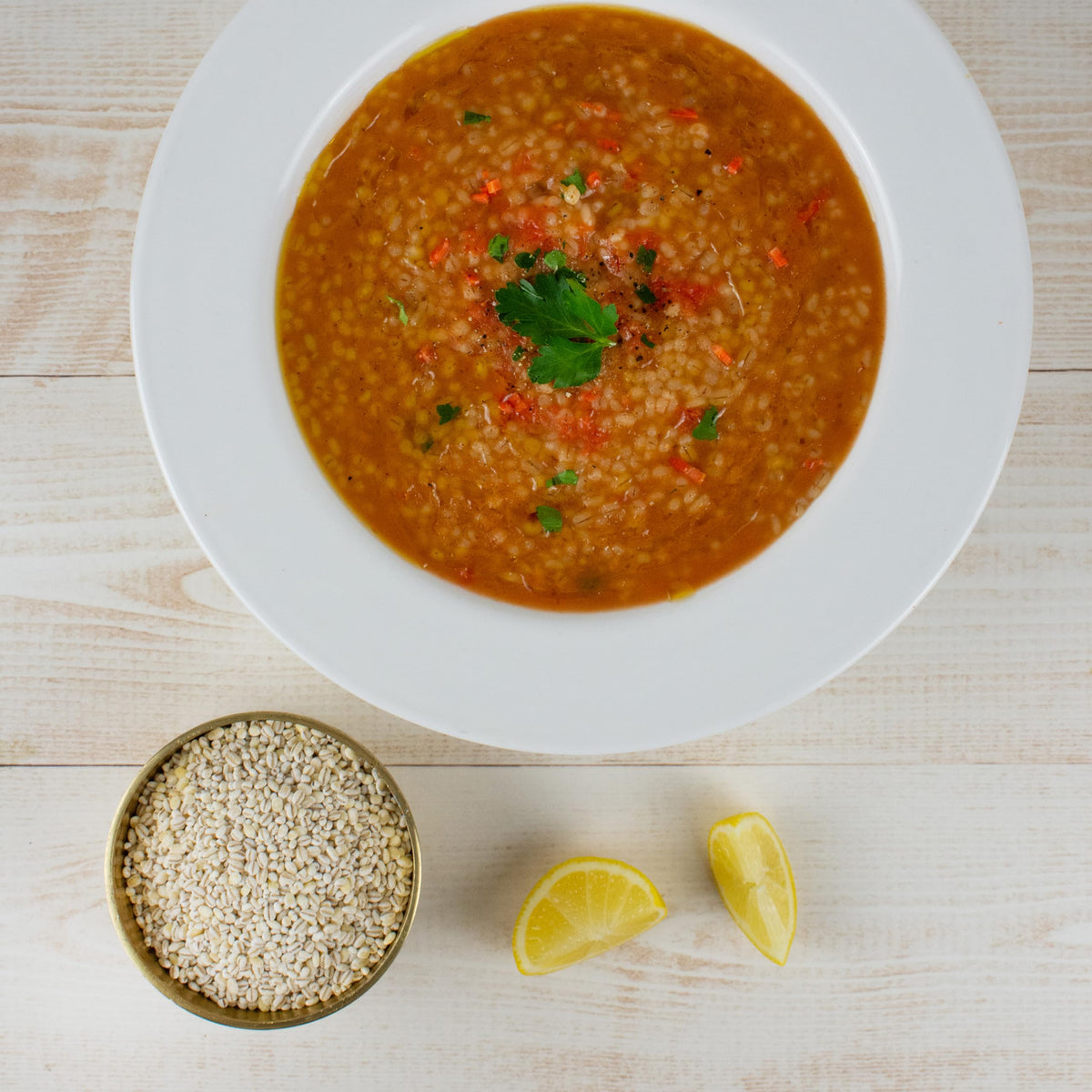 Sadaf Pearl Barley - Pearled Barley Grain for Cooking and Food Flavoring - Cebada en Grano - Kosher - 24 Oz Resealable Bag