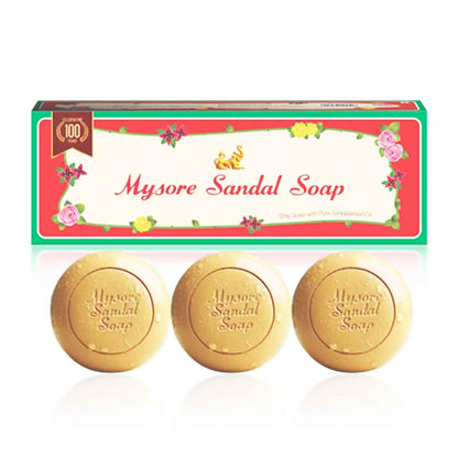 Mysore Sandal Soap, 150g (Pack of 3)