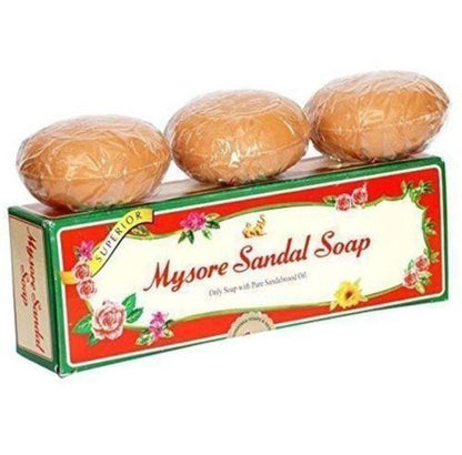 Mysore Sandal Soap  Box Of Three Large Bars