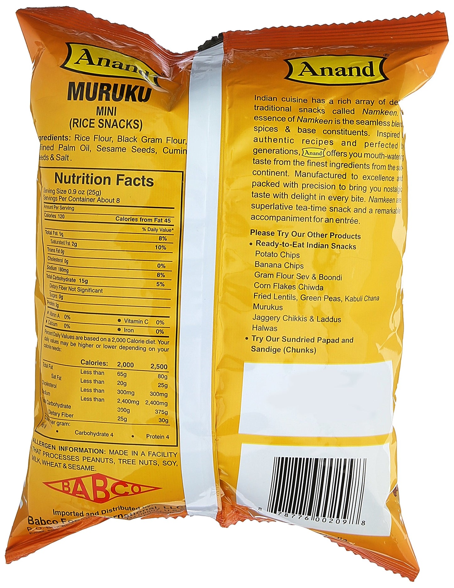 Anand Murukku mini 200 gms