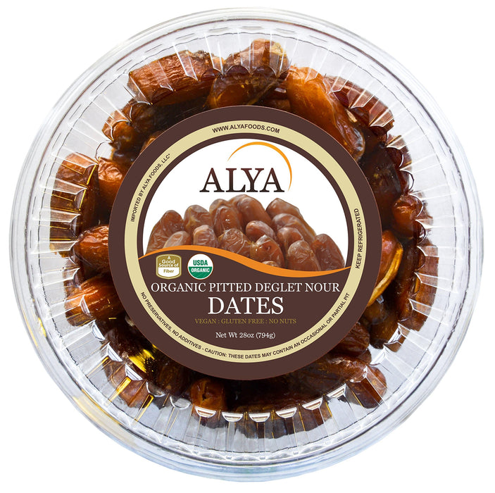 ALYA Organic Pitted Deglet Noor Dates 24 oz