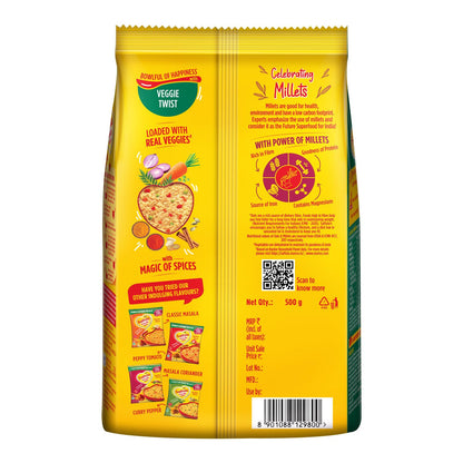Saffola Masala oats- Veggy Twist 500 gms - Indian Snack