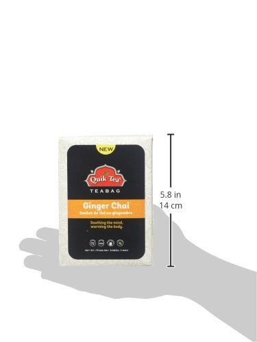 Quik Tea Ginger Chai 72 bags