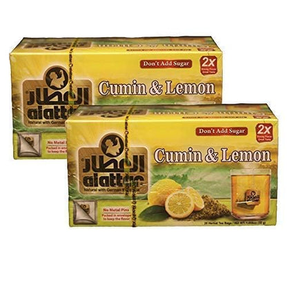 2 Boxes of Cumin & Lemon Herbal Tea Bags (20 bags/box)
