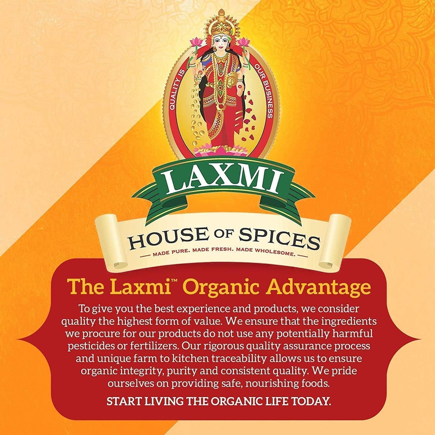 Laxmi Andhra Mustard Seeds 14 Oz