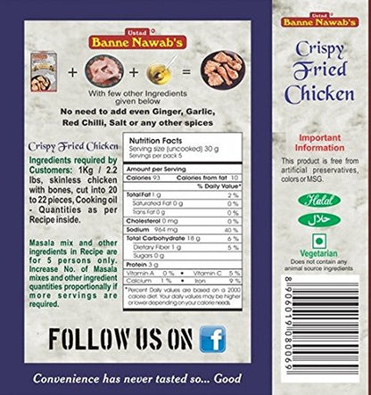 Banne Nawab's Crispy Fried Chicken 120 gms