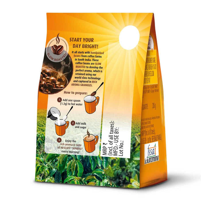 Nescafe Sunrise Coffee - 200 Gms - India