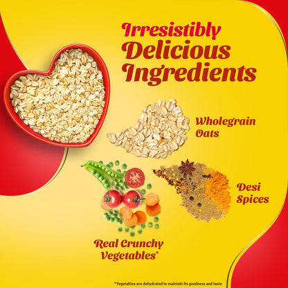 Saffola Masala oats- Peppy Tomato 38 gms - Indian Snack
