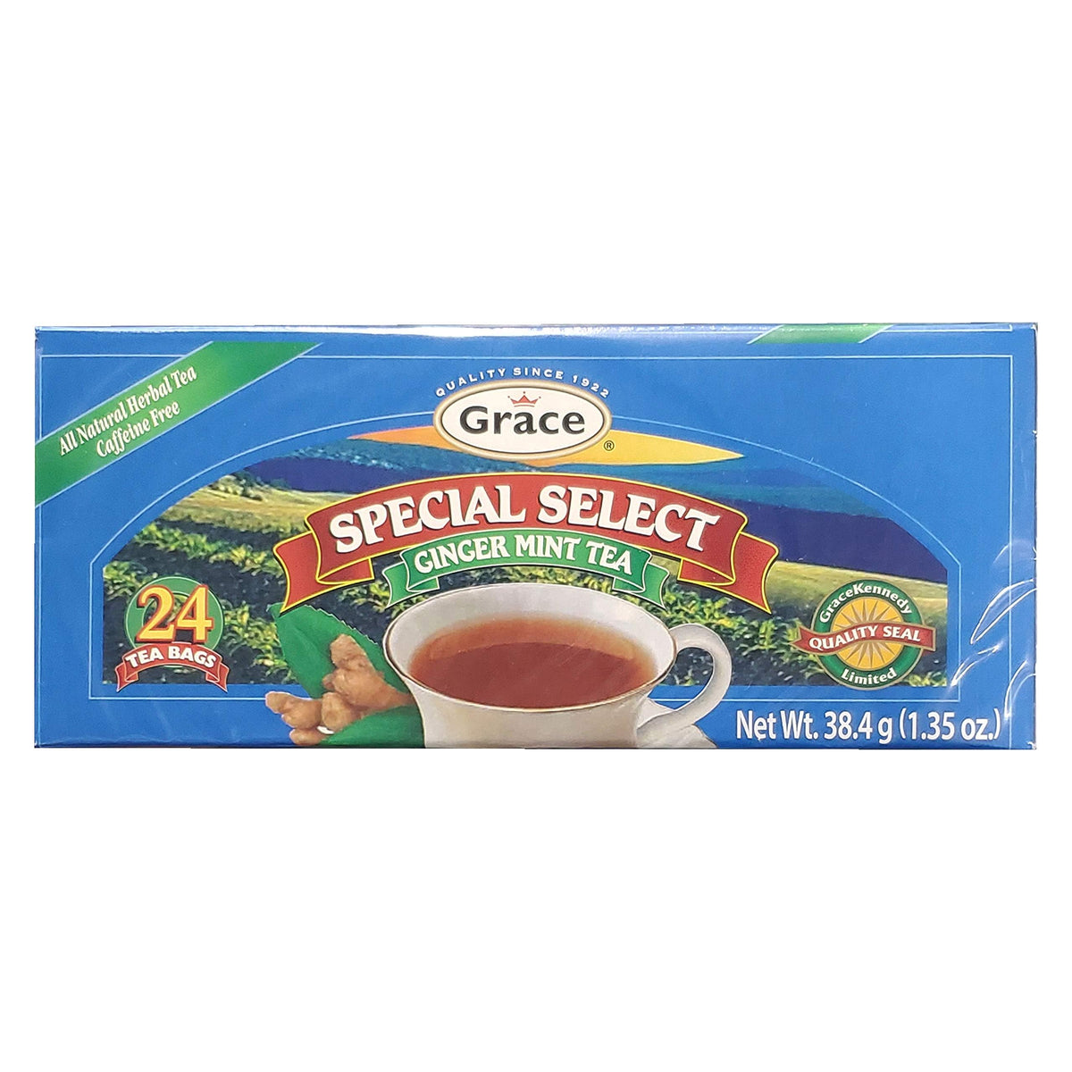 Grace Special Select Ginger Mint Tea (3 Pack - 72 Tea Bags, Total of 4.05oz)