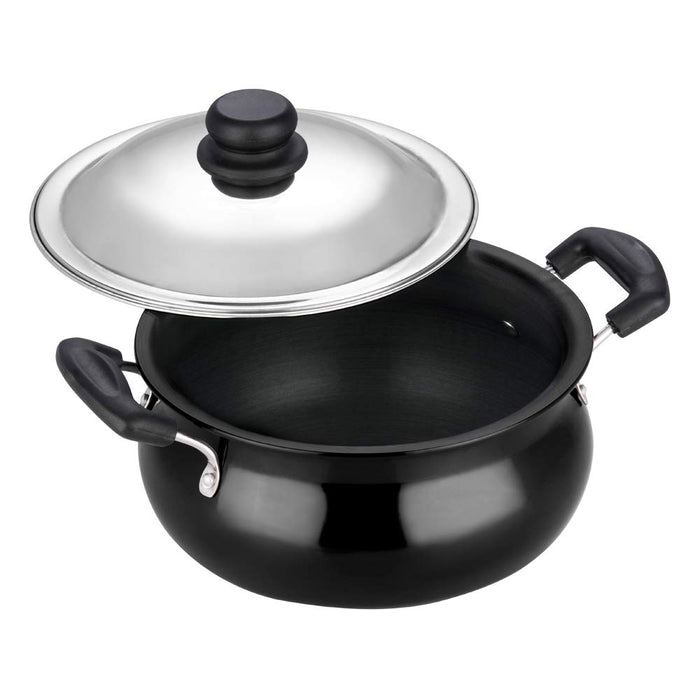 Vinod Black Pearl Handi With Lid