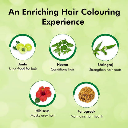 Indica Easy Shampoo In Hair Colour| Natural Black | 180ml (6.08 oz)