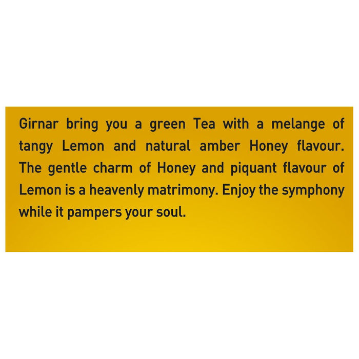 Girnar Green Tea Bags with Lemon & Honey (36 Tea bags)