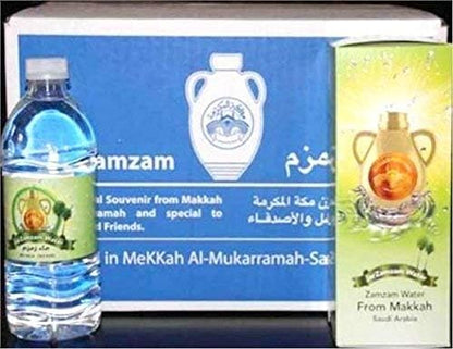 Zamzam Drinking Water 16.5 fl.oz. Pack of 12 - From Mecca Saudi Arabia - 12