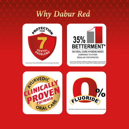 Dabur Red Paste Ayurvedic Toothpaste 600 gm