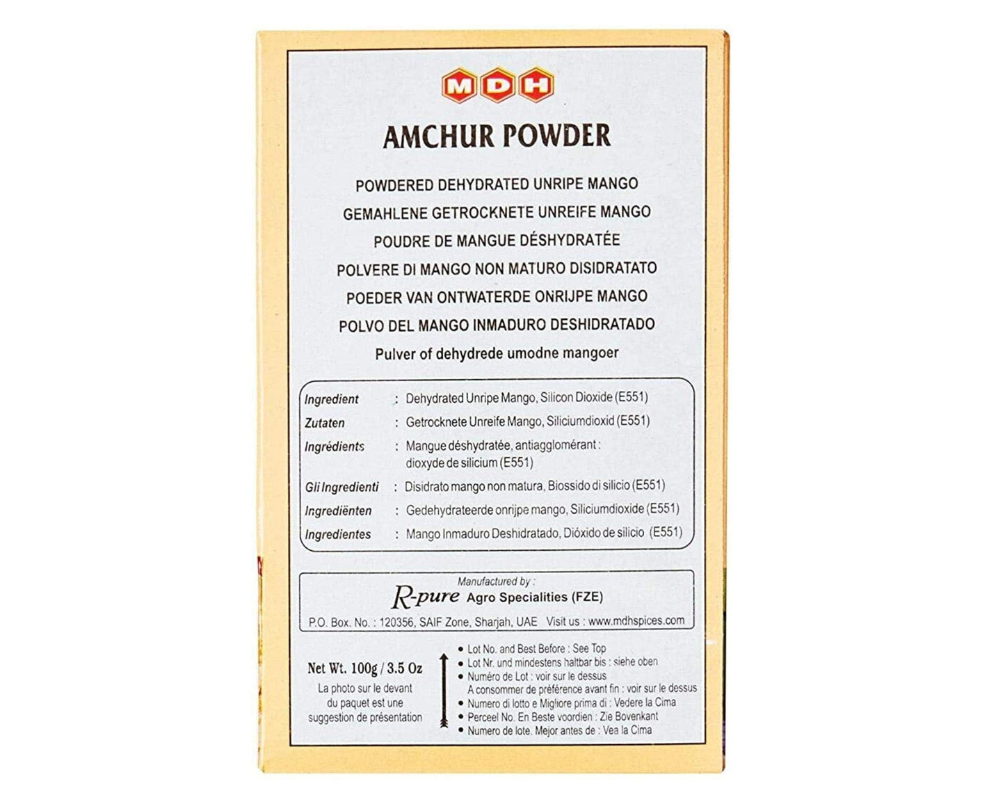 MDH Amchur Powder 100 gms