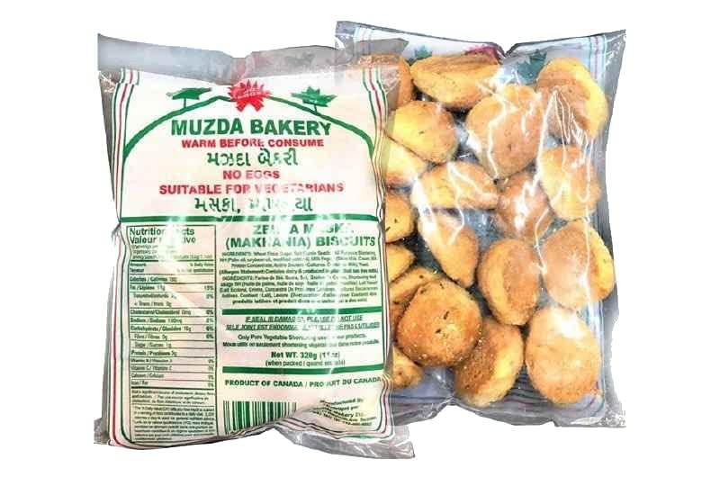 Muzda Bakery Makhania Biscuits eggless 300 gms - Biscuits & Cookies