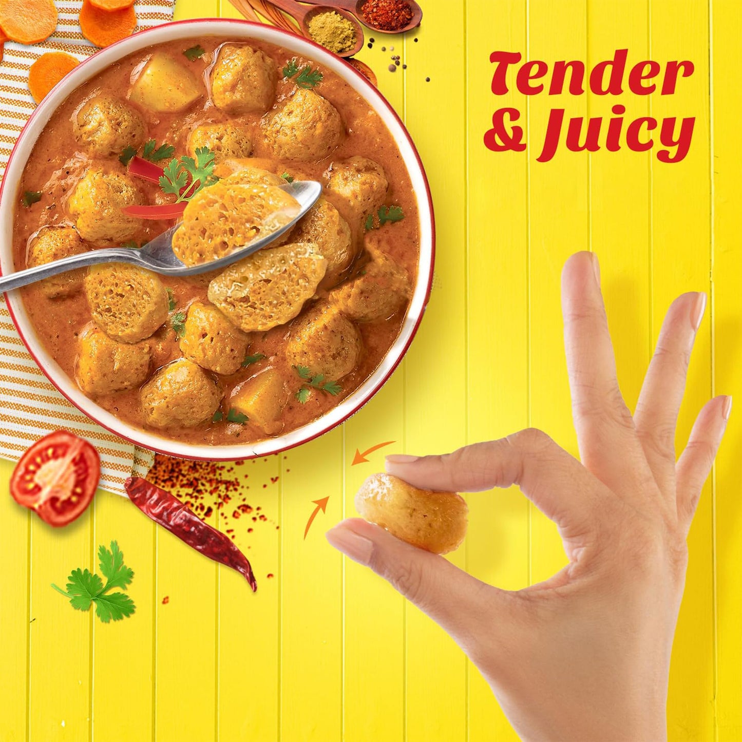 Nutrela Soya Mini Chunks (Pack of 5 x 220g each)