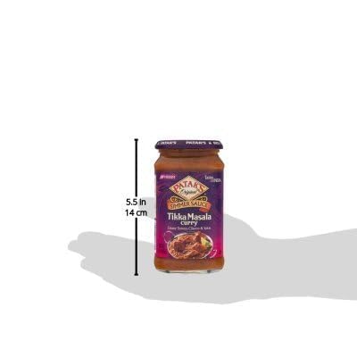 PACK OF 12 - Patak's Tastes Of India Simmer Sauce, Tikka Masala Curry, 15-Ounce