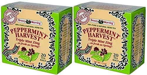 BREEZY MORNING PEPPERMINT TEA 2PK (40 BAGS)