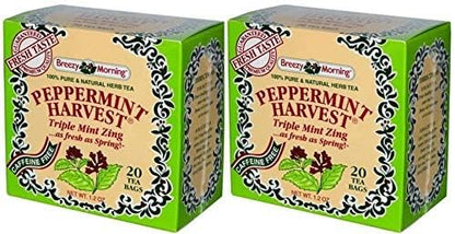 BREEZY MORNING PEPPERMINT TEA 2PK (40 BAGS)