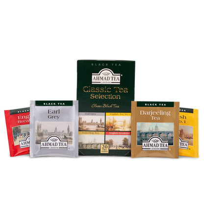Ahmad Tea Classic Tea Selection, 20-Count (Pack of 6)