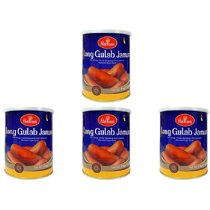 Pack Of 4 - Haldiram's Long Gulab Jamun - 1 kg