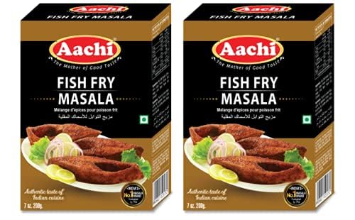 Aachi Fish Fry Masala 200 GMS -TWIN PACK - PACK OF 2 ( 200 GMS X 2 )