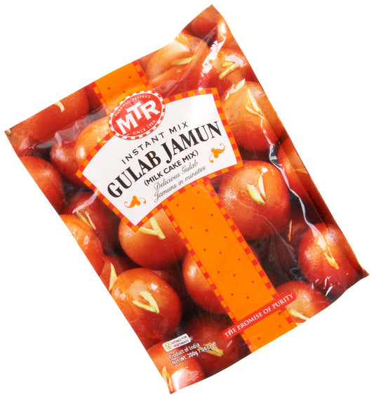 MTR 30430 Gulab Jamun Mix 200-Gram Pouch (Pack of 6)