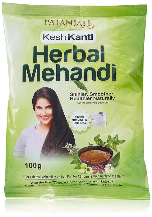 Baba Ramdev - Patanjali Herbal Mehandi for Hair - 100g