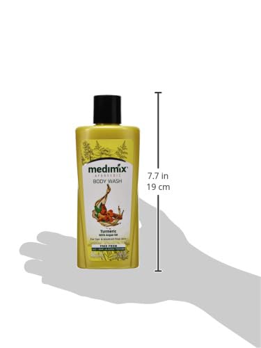 Medimix Ayurvedic Turmeric & Argan Oil Body Wash For Blemish Free Skin (300 ml / 10.14 fl oz)