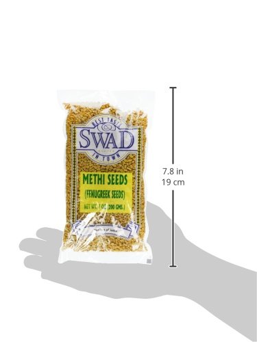 Swad Methi Seeds 7 Oz - Food / Masala / Dal