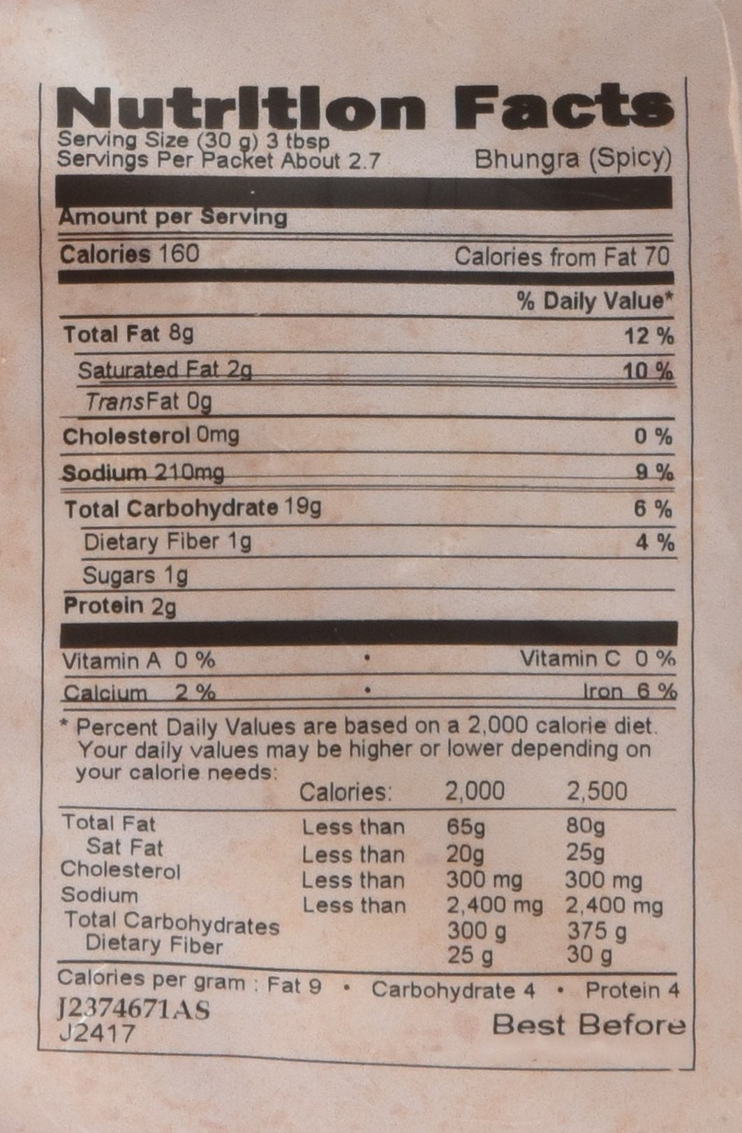 Surati Spicy Bhungra 80 gms