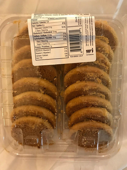 Crispy Just Baked Pistachio Shortbread Cookies
