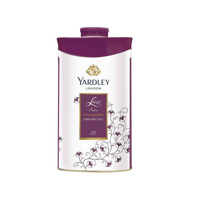 Yardley London Lace Satin Talc - 8.81 Ounce