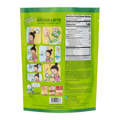 Prince of Peace 3 in 1 Matcha Latte Instant Beverage 12 Sachets Easy to Brew Authentic Japanese Matcha Powder Natural Ingredients Natural Antioxidants Authentic, Rich Taste