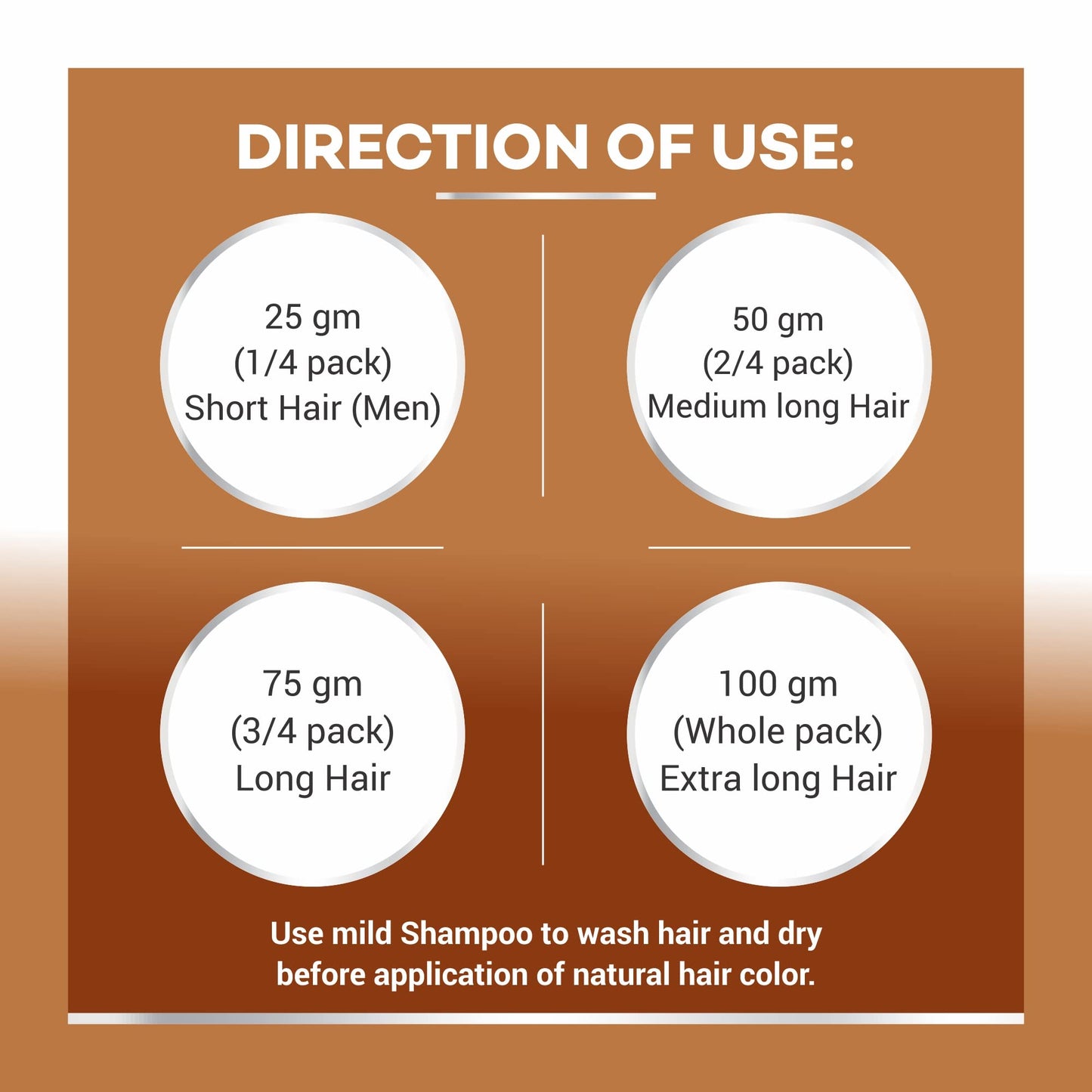 Vedaone Natural Hair Color Copper Brown 100gm