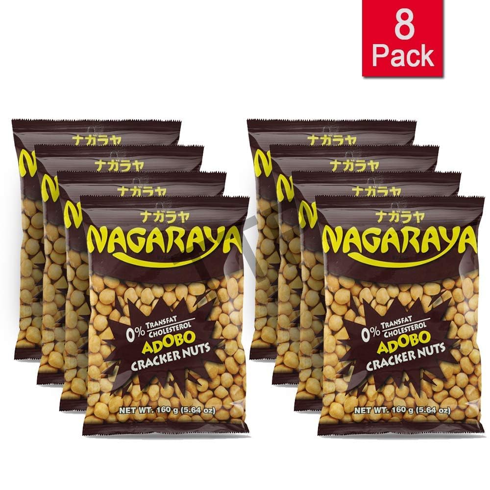 Nagaraya Snack Cracker, Adobo, 5.64-Ounce (Pack of 8) by Nagaraya