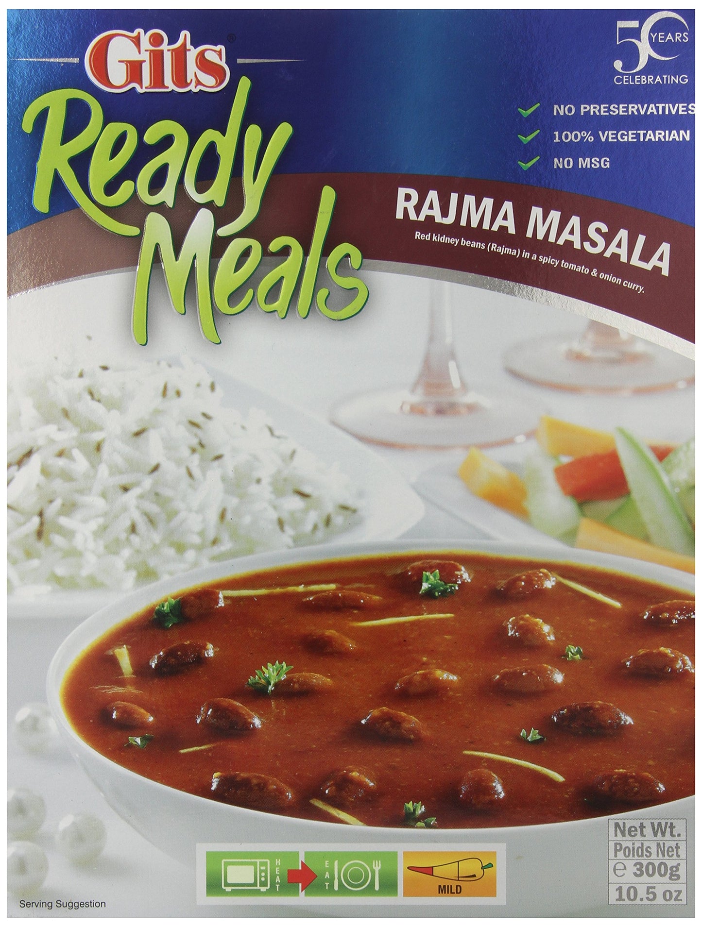 Gits Ready Meals, Rajma Masala, 10.5 Ounce