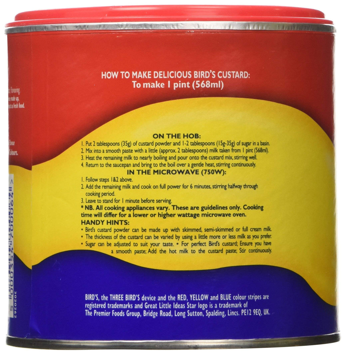 Bird's Original Custard Powder 300 gms
