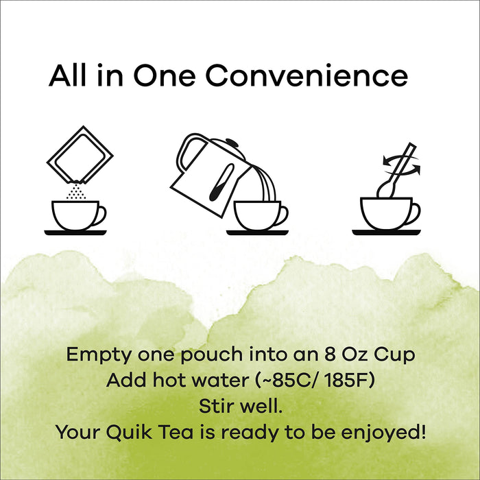 Quik Tea Lemongrass chai Unsweetened - 10 pouches