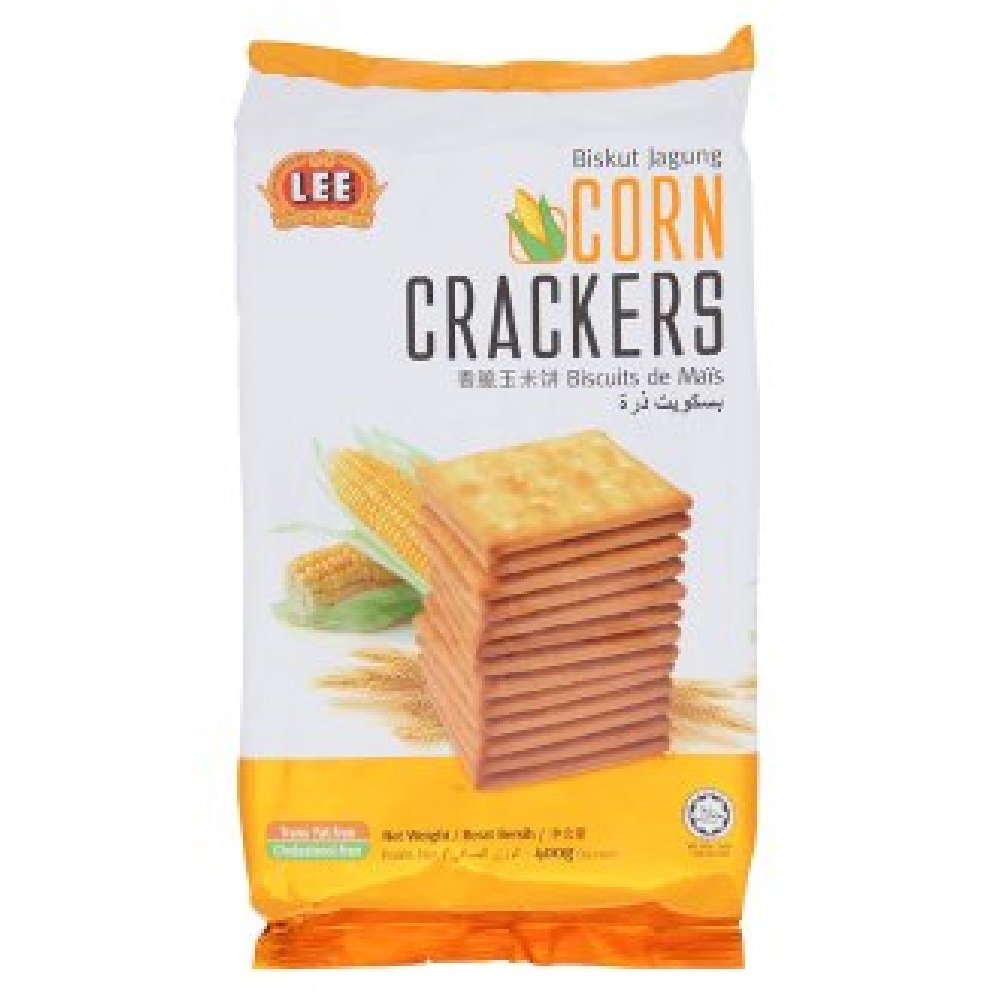 Lee Crackers 400g (Corn, 1 Pack)